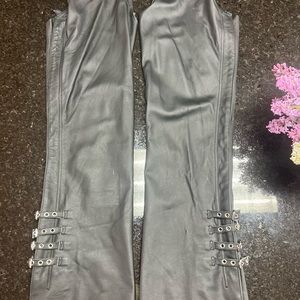 Women’s Icon Hella leather motorcycle chaps